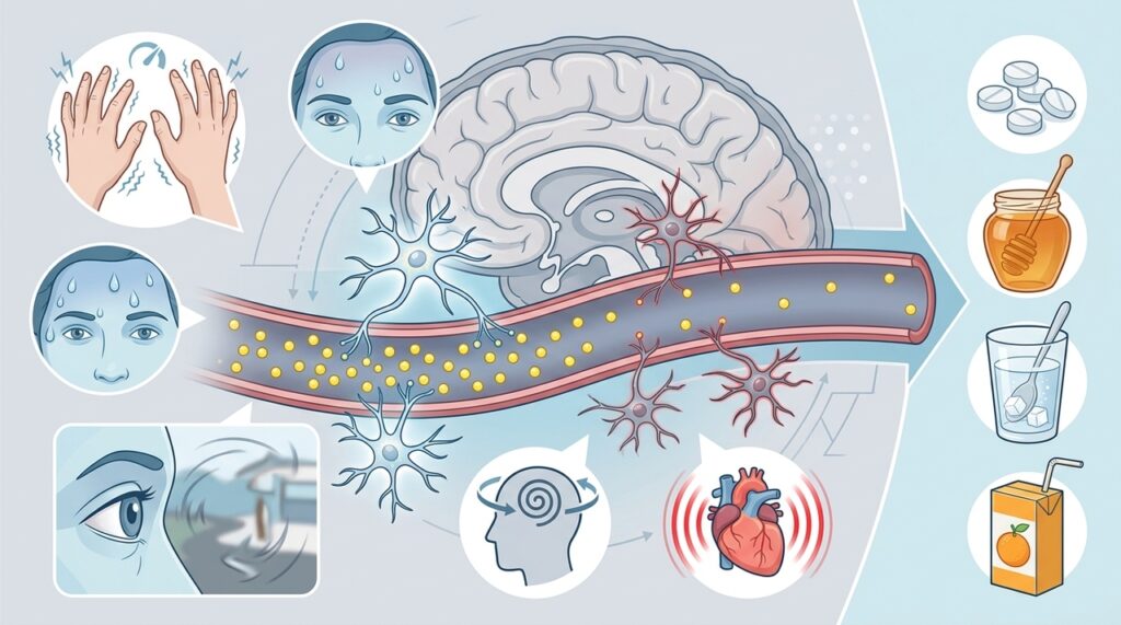 Cómo reconocer la hipoglucemia: del temblor en las manos a la confusión mental. Los síntomas más comuns