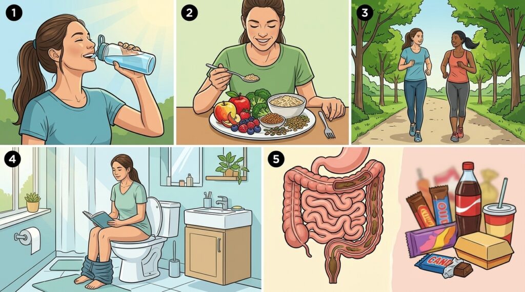 5 hábitos saludables para evitar el estreñimiento