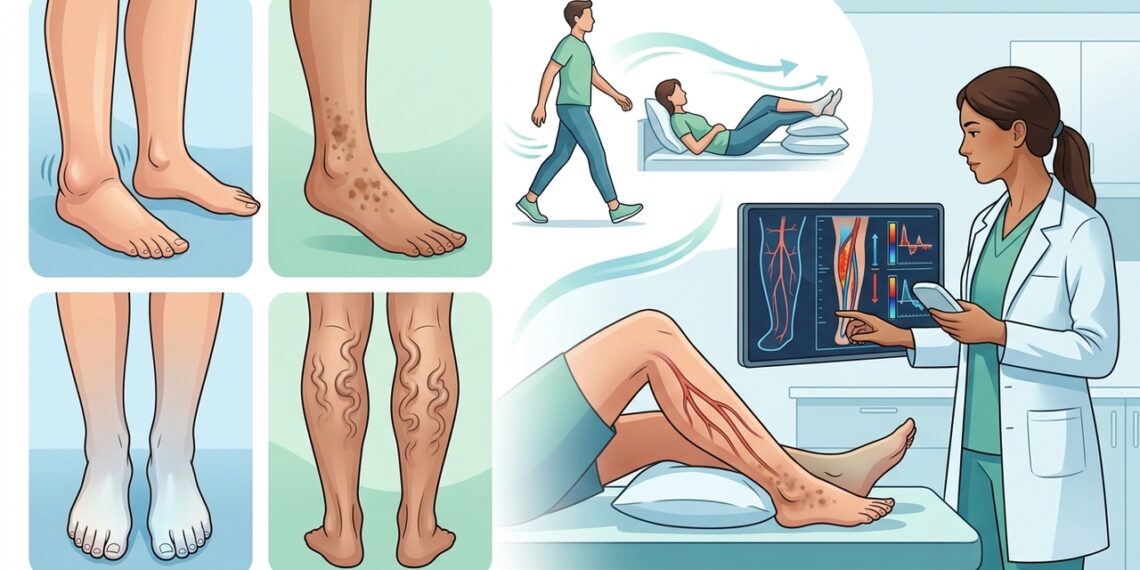 4 síntomas de mala circulación visibles en las piernas