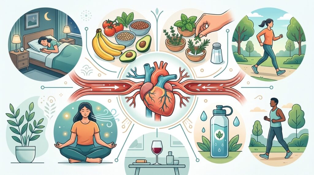 Cómo bajar la presión arterial de forma natural: 7 hábitos que ayudan a cuidar el corazón y sentirse mejor
