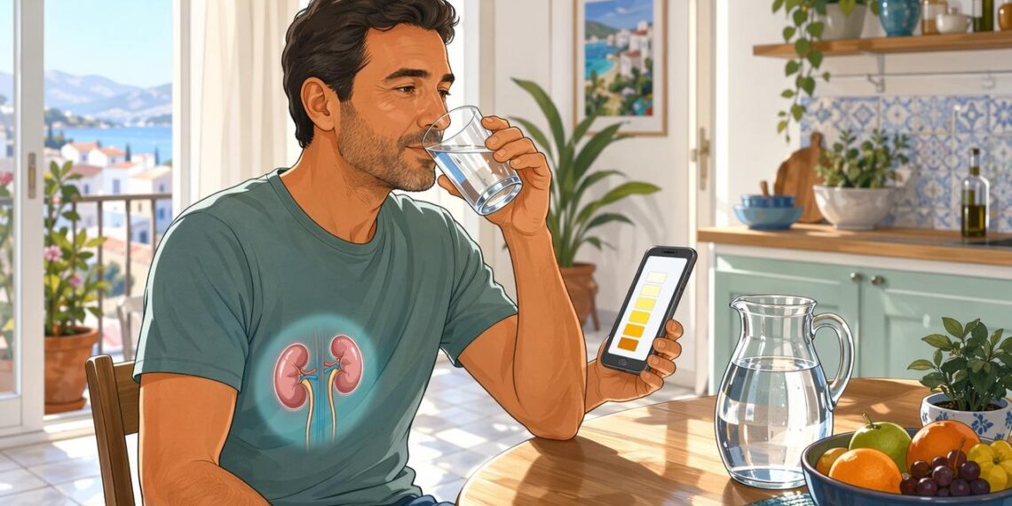 Cuánta agua hay que beber al día de verdad para cuidar los riñones, según la ciencia
