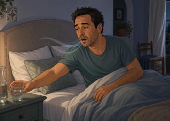 Despertarse a media noche con mucha sed no siempre es por el calor: a veces tiene que ver con la respiración por la boca al dormir