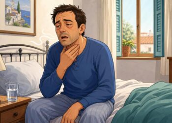 Despertarse con la boca seca y la nariz tapada a menudo puede ser una de las primeras señales de apnea del sueño