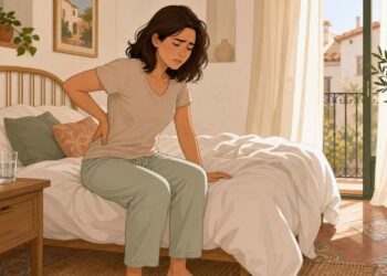 Despertarse con la espalda baja rígida y dolorida no siempre es por el colchón: a veces es una de las primeras señales de inflamación articular