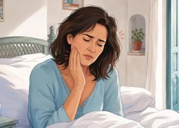 Despertarse con la mandíbula cansada o dolorida no siempre es del oído: a veces es por apretar los dientes mientras duermes