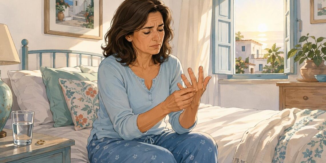 Despertarse con los dedos hinchados y rígidos no siempre es por dormir mal: a veces es una de las primeras señales de retención de líquidos o inflamación