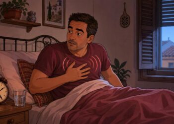 Despertarse de madrugada con el corazón acelerado no siempre es ansiedad: a veces es una señal de cambios en la tensión durante la noche