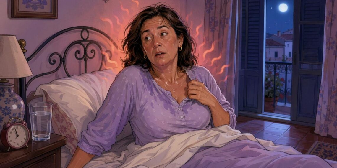 El sudor nocturno excesivo no siempre es por calor: a veces es una señal de cambios hormonales en el cuerpo
