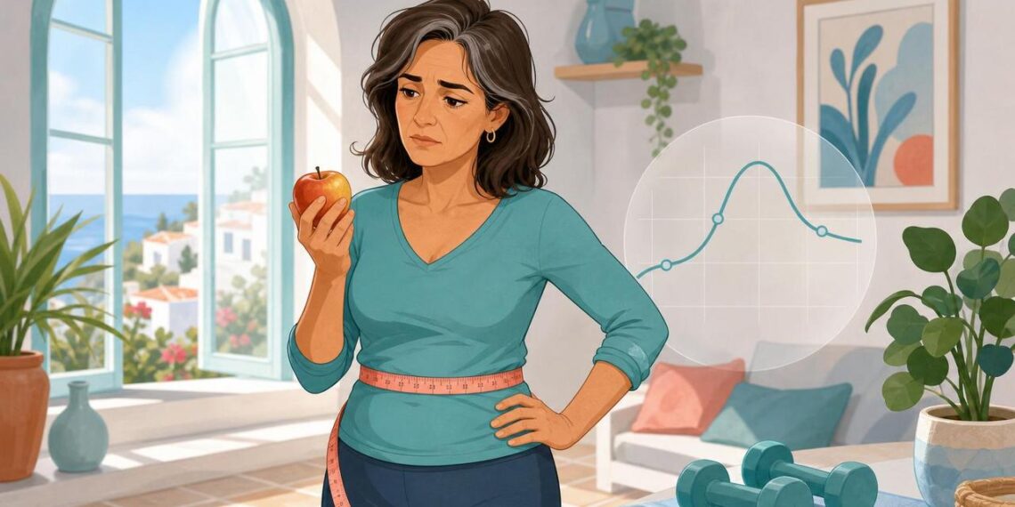 La dificultad para perder peso en la menopausia no se debe solo a la bajada de estrógenos, sino también a la resistencia a la insulina