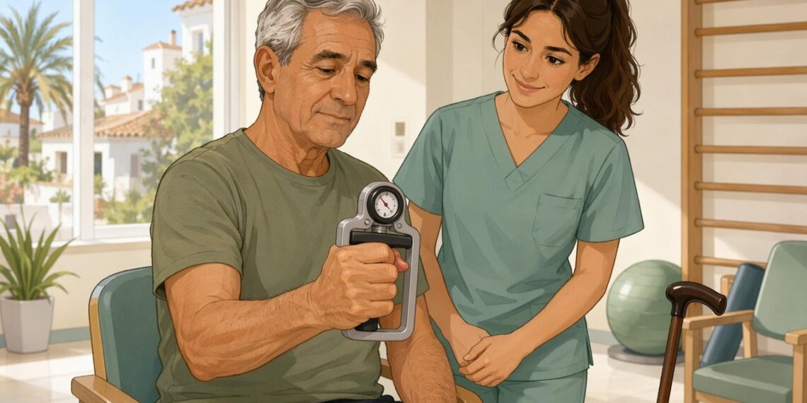 La fuerza con la que aprietas la mano dice más de lo que crees: es un sencillo indicador de salud al envejecer