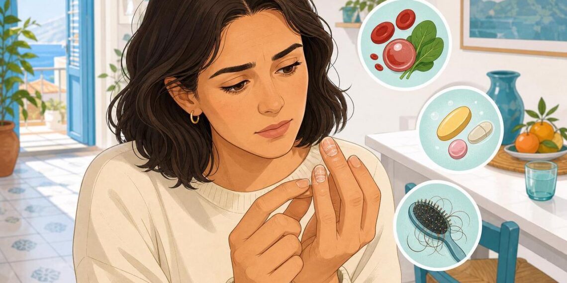 Las uñas débiles y quebradizas no se deben solo al esmalte: a veces son una señal de falta de hierro o de ciertas vitaminas
