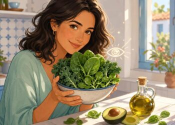 Las verduras de hoja verde no solo alimentan: aportan luteína, que ayuda a cuidar la vista