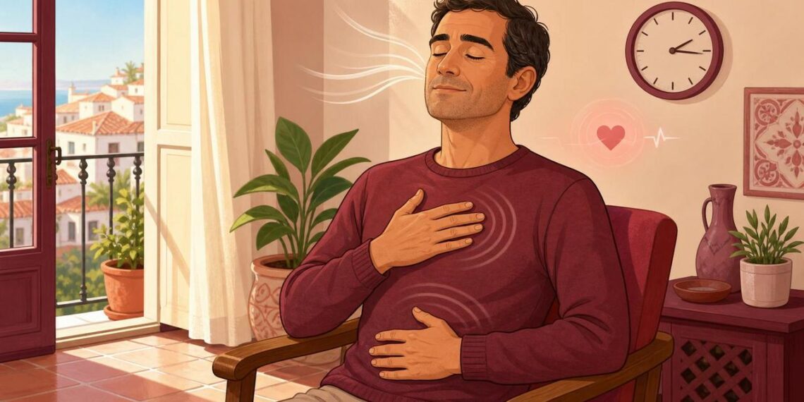 Respirar despacio y profundo durante unos minutos no es solo para relajarse: ayuda a bajar la tensión y a calmar el ritmo del corazón