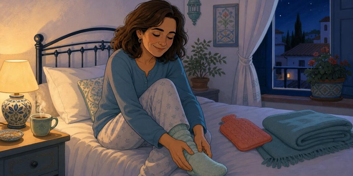 Tener los pies fríos al meterse en la cama no es solo una molestia: calentarlos un poco ayuda a conciliar el sueño antes