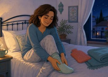 Tener los pies fríos al meterse en la cama no es solo una molestia: calentarlos un poco ayuda a conciliar el sueño antes