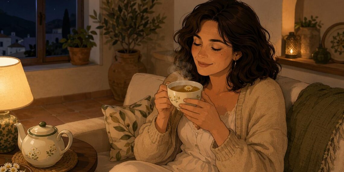 Una infusión de manzanilla antes de dormir no es solo una costumbre: ayuda a relajar el cuerpo y a conciliar mejor el sueño