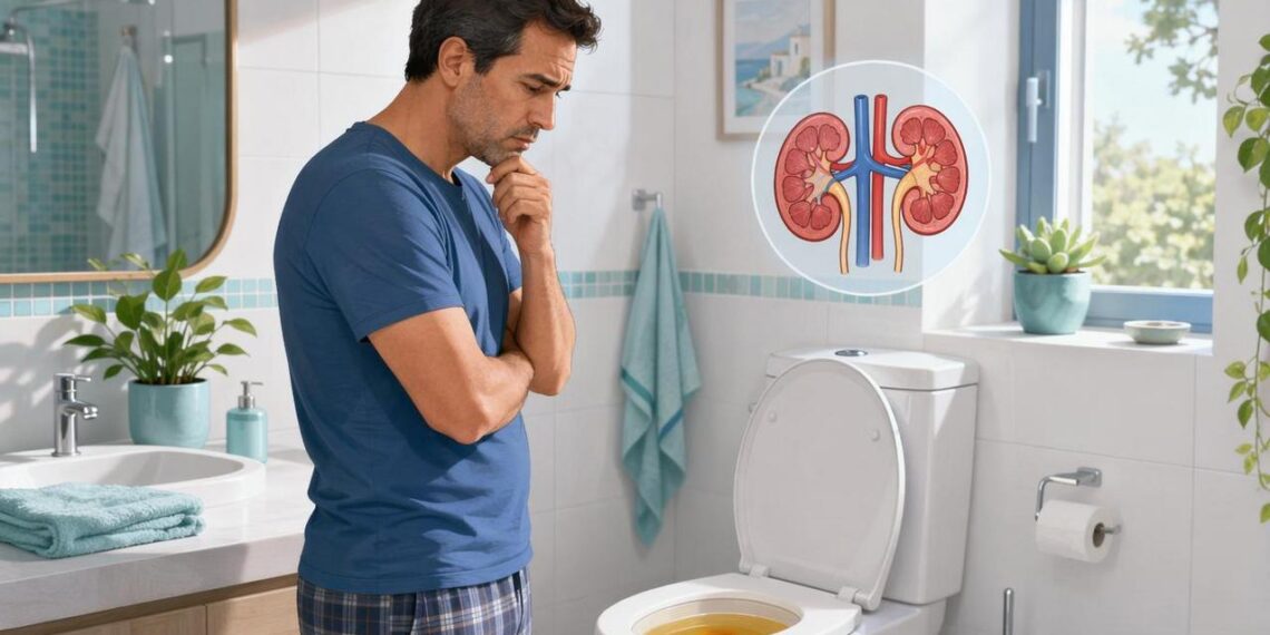 4 síntomas de daño renal visibles al orinar
