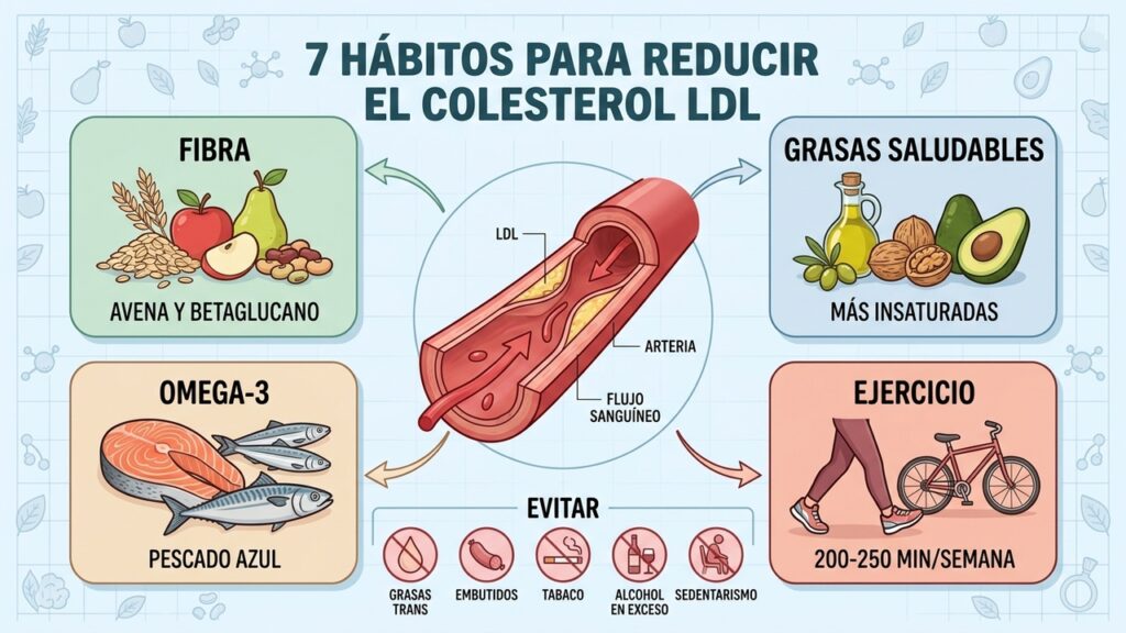 El error que mantiene el colesterol alto aunque comas saludable
