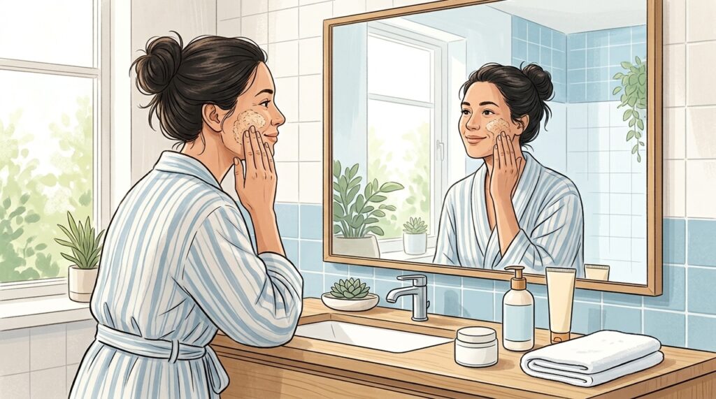 Cuántas veces por semana es normal exfoliar la piel para cuidar el rostro