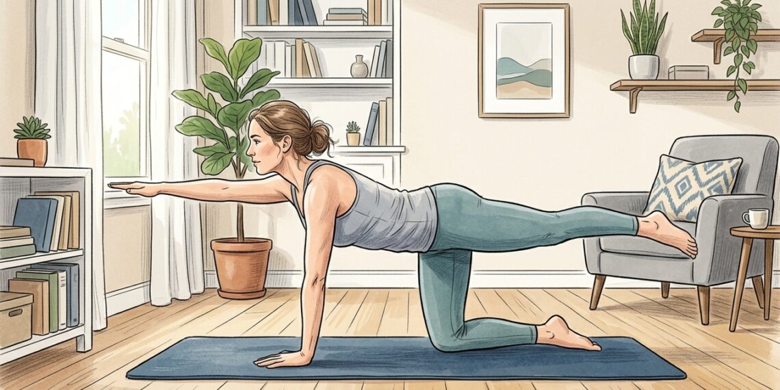 8 ejercicios básicos de Pilates para hacer en casa que ayudan a mejorar la postura