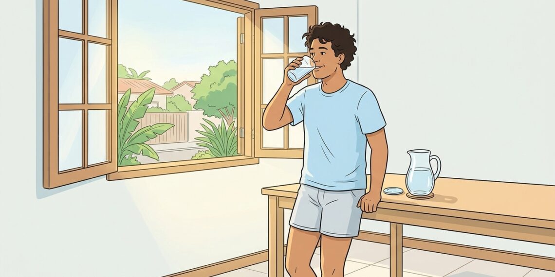 El mejor momento del día para tomar agua
