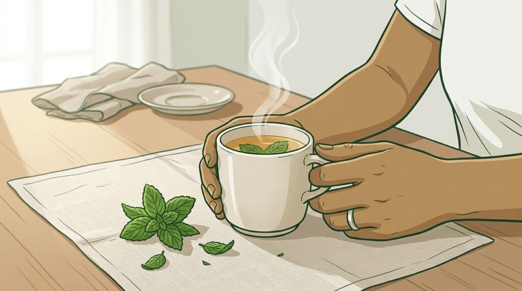 La infusión de menta que puede ayudar a aliviar la sensación de hinchazón de forma natural