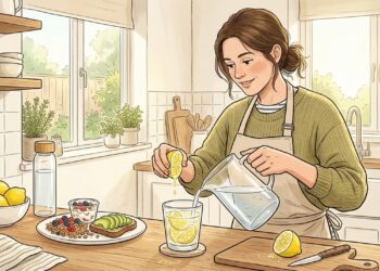 El agua tibia con limón puede ayudar a mejorar la hidratación matinal y estimular la digestión