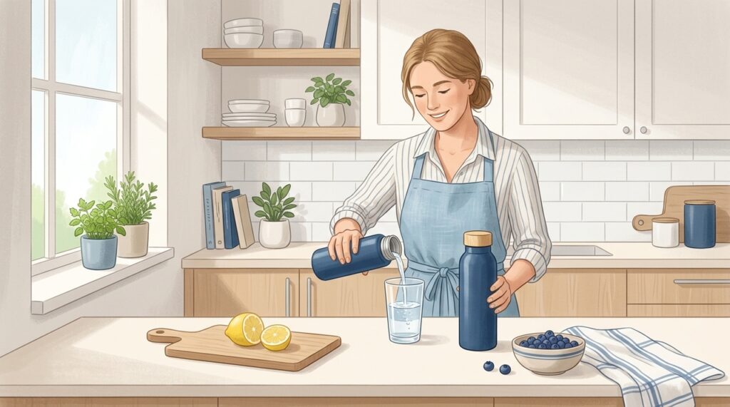 ¿Cómo beber suficiente agua sin despertarse constantemente para ir al baño?