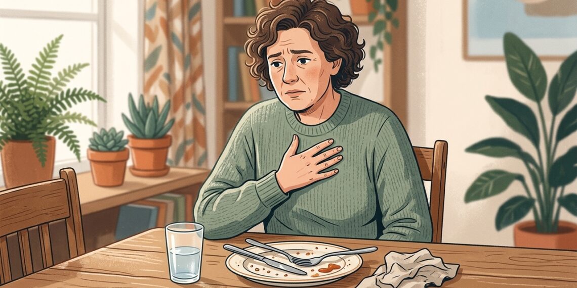 El dolor en el pecho no siempre es del corazón, pero puede ser señal en el sistema digestivo