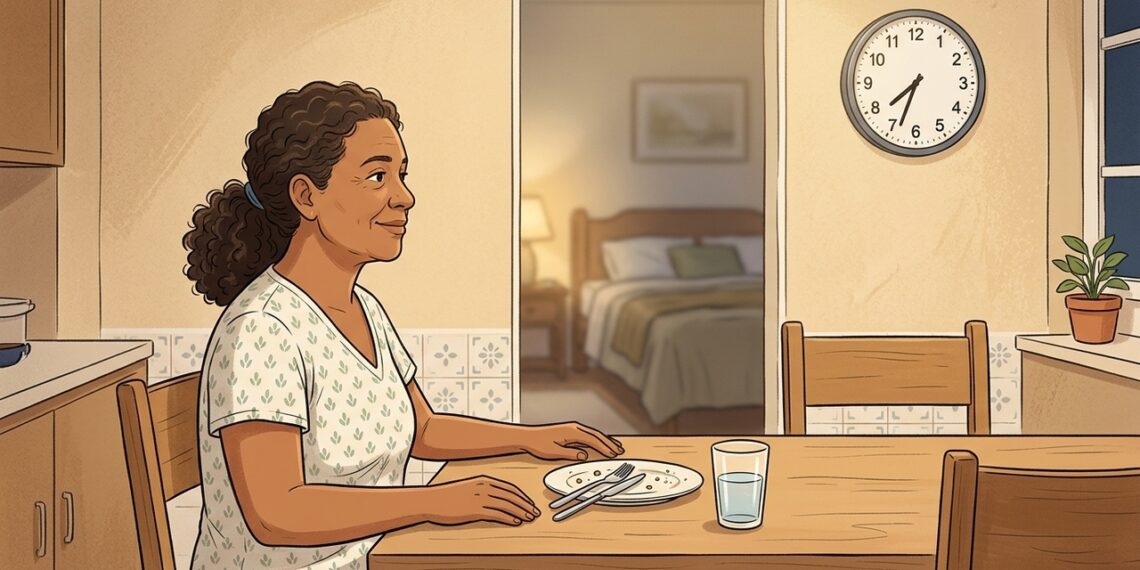 Dormir justo después de cenar es uno de los hábitos que más afectan la calidad del sueño