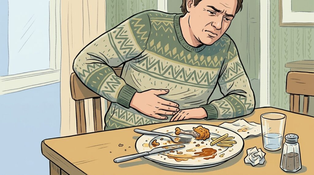 El dolor en la parte alta del abdomen no siempre es gastritis, pero puede ser señal en la vesícula