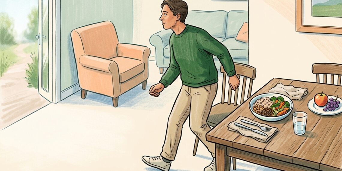 Si después de comer te sientes cansado o sin energía, caminar unos minutos puede cambiarlo todo