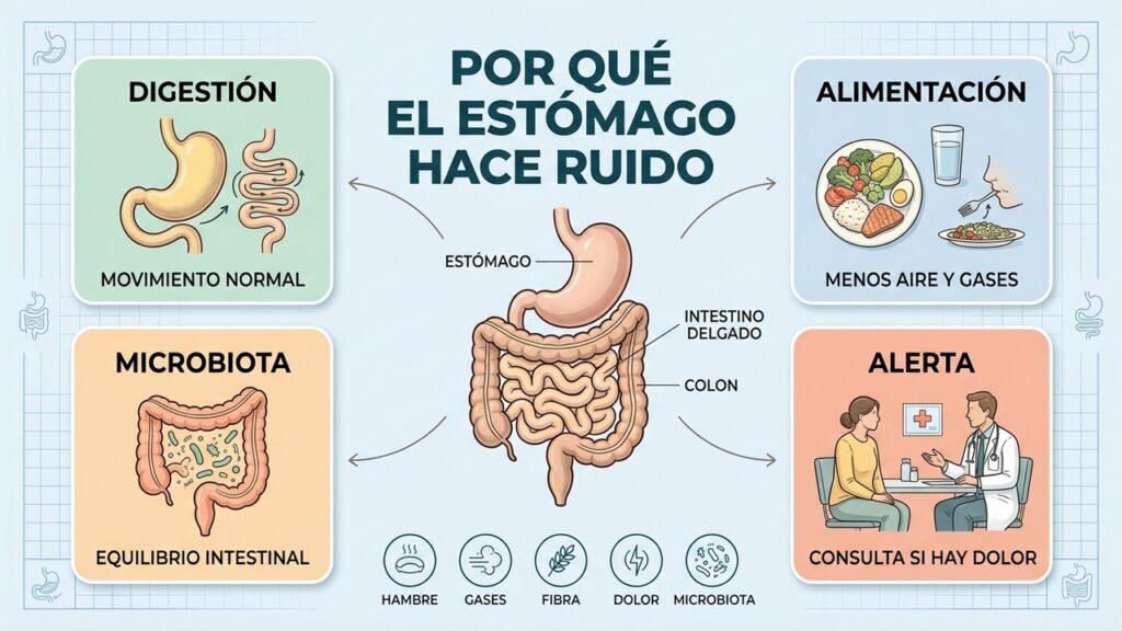 Los ruidos del estómago pueden revelar más de lo que imaginas