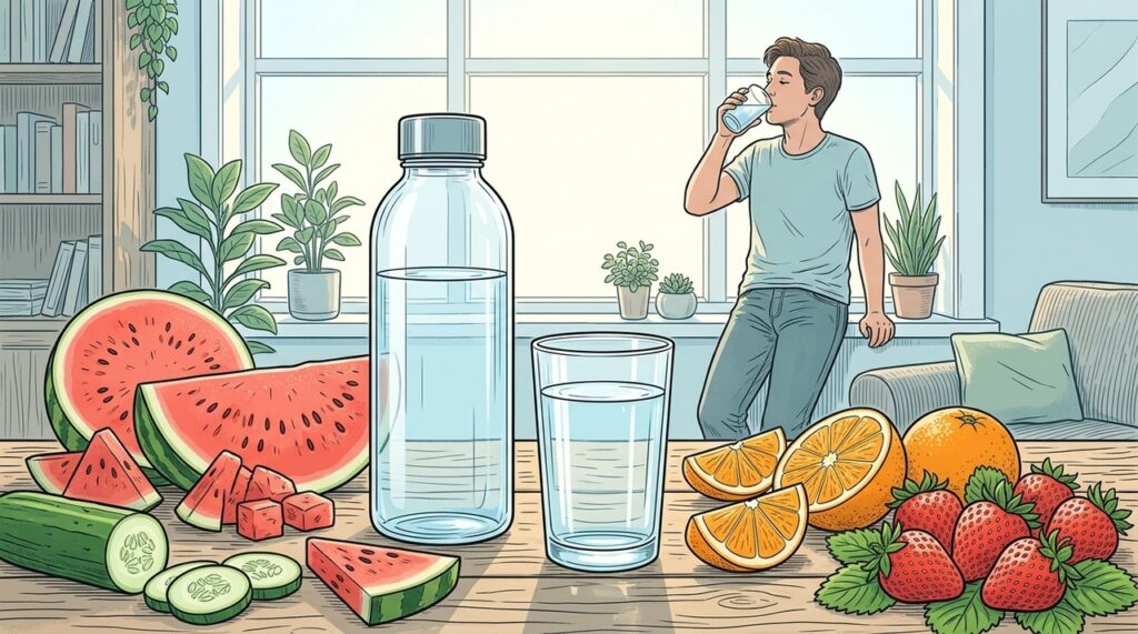 Cuántos vasos de agua al día se consideran adecuados para la mayoría de los adultos