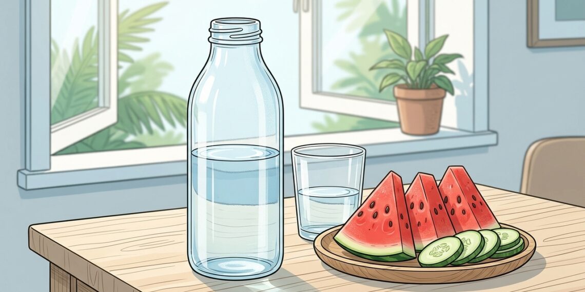 Beber mucha agua de una vez no es tan importante como hidratarte durante todo el día