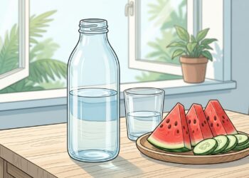 Beber mucha agua de una vez no es tan importante como hidratarte durante todo el día