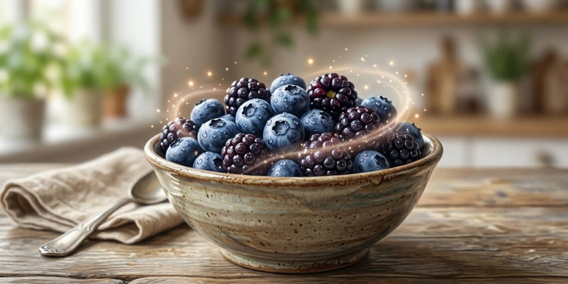 Los arándanos y las moras son alimentos ricos en antocianinas, antioxidantes que ayudan a combatir el estrés oxidativo
