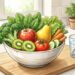 ¿Cuál es la cantidad de frutas y verduras que debe consumirse diariamente para mantener una digestión saludable?