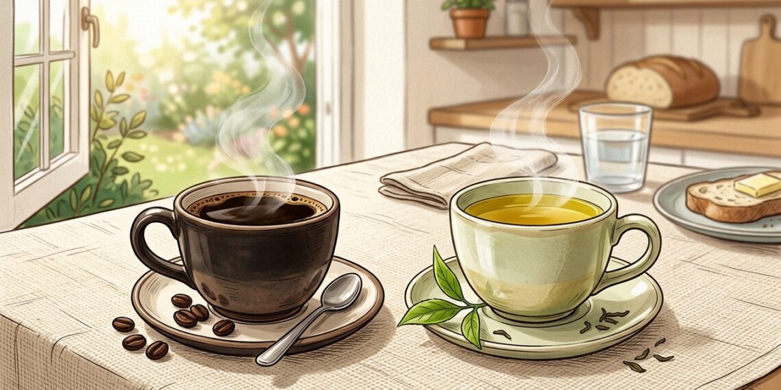 Té verde o café en ayunas: ¿cuál es mejor para la energía y la salud?