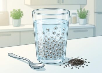 Por qué poner semillas de chía en el vaso de agua hace la diferencia
