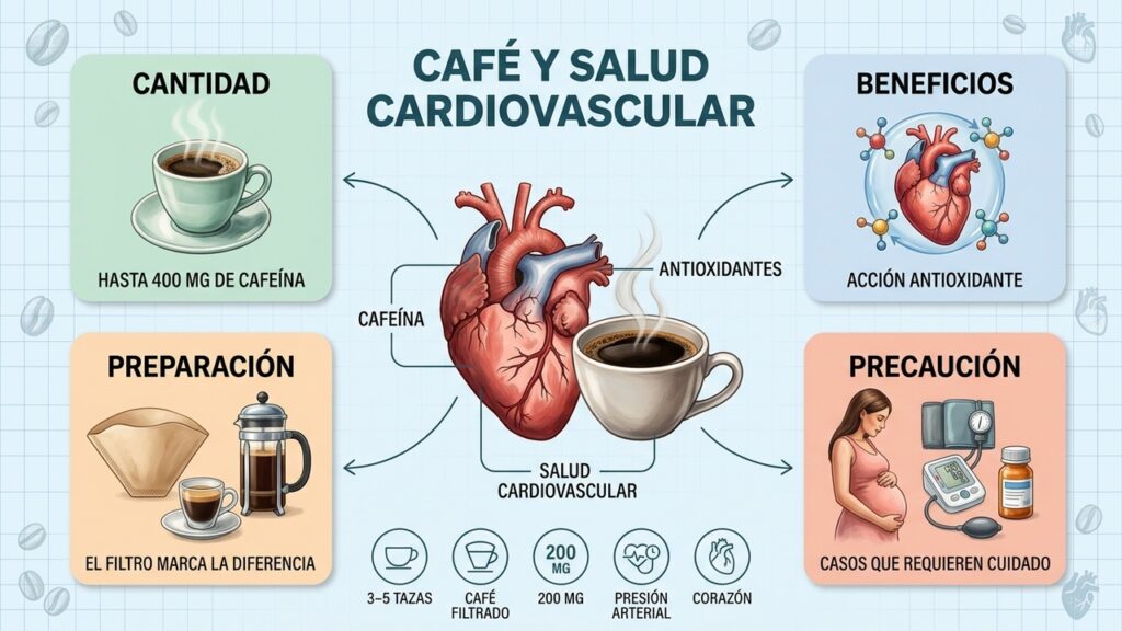 La cantidad de café que puede cuidar tu corazón sin ponerlo en riesgo