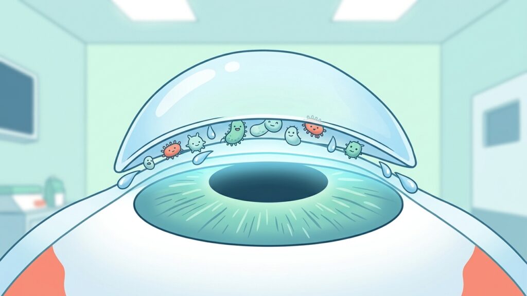 Usar lentillas en el agua puede poner en riesgo tu visión