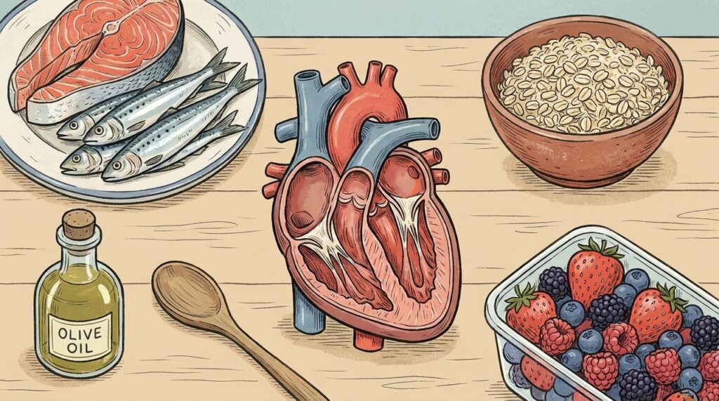 Cuatro alimentos que ayudan a cuidar la salud del corazón
