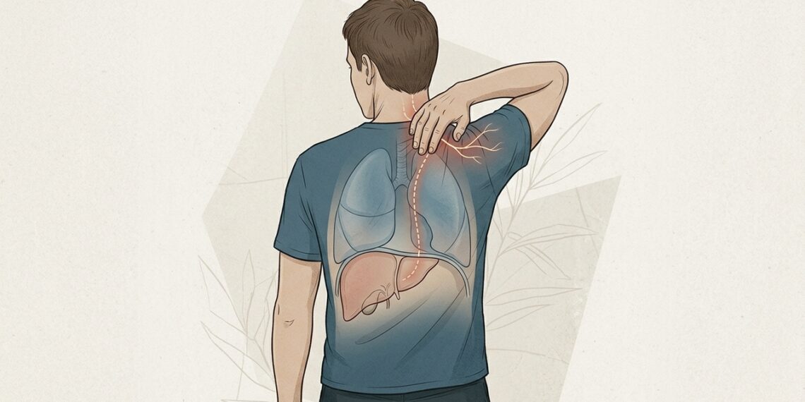 El dolor en el hombro no siempre es muscular, pero puede ser señal en la vesícula o el pulmón