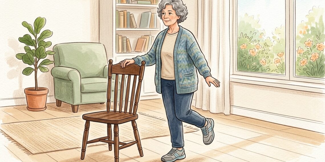Los 3 ejercicios para mejorar el equilibrio y fortalecer las piernas después de los 60 años