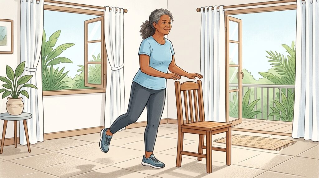 Los 3 ejercicios para mejorar el equilibrio y la fuerza de las caderas después de los 60 años