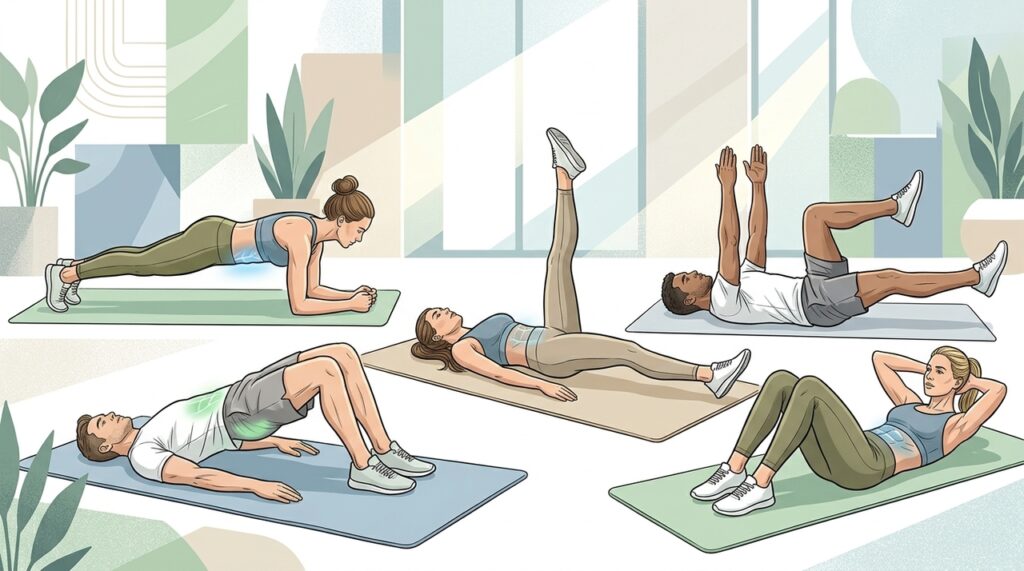 Cómo fortalecer el abdomen con 5 ejercicios simples que puedes hacer en casa