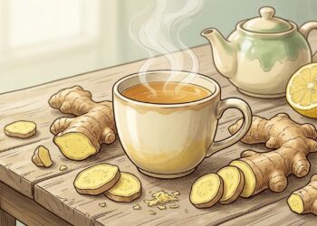 El té de jengibre es una infusión que puede ayudar a aliviar las náuseas y a dar sensación de bienestar digestivo