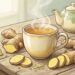 El té de jengibre es una infusión que puede ayudar a aliviar las náuseas y a dar sensación de bienestar digestivo