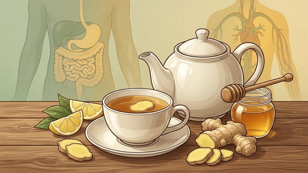El té de jengibre puede ayudar a combatir la inflamación de forma natural